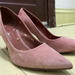 Coach suede heels